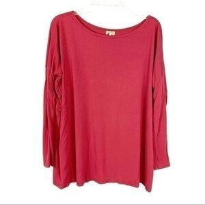 Piko 1988 Maroon Blouse Size L